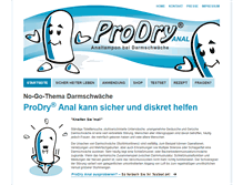 Tablet Screenshot of analtampon.prodry.de